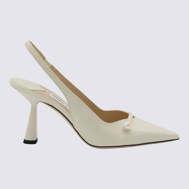 Jimmy Choo With Heel - LATTE/LATTE | 7628a7b2c76acf825a69e5ca4f9c594d5c37933d