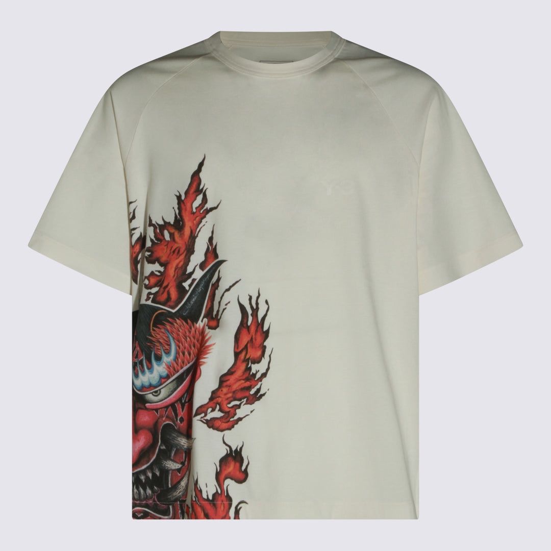Y-3 T-shirts and Polos - Chalk White | 415608fd7c8d65dd13b8c617e2653f18792a066c