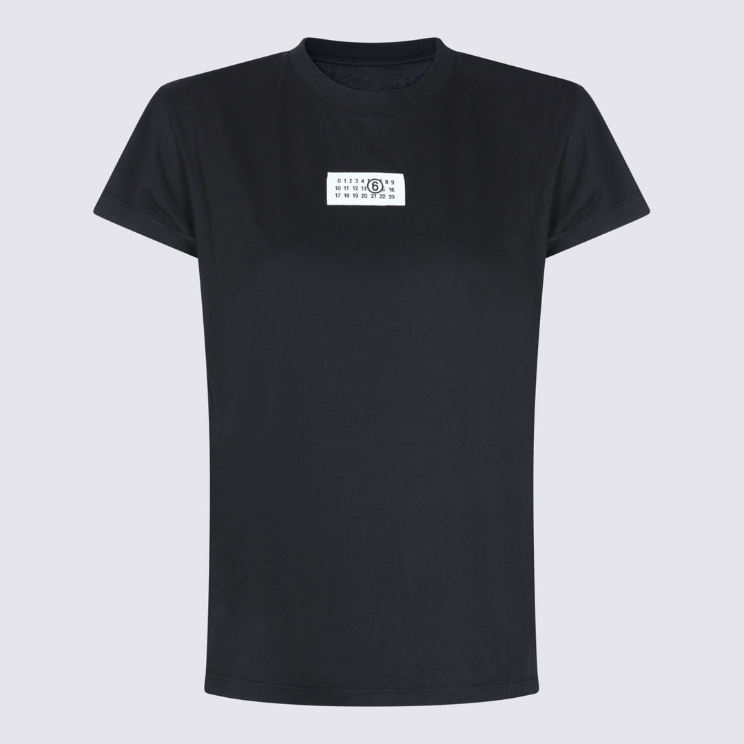 Mm6 Maison Margiela T-shirts and Polos - Black | 8ef9b1335dd5fbe8c8a63468a4f7fdd212f2016e
