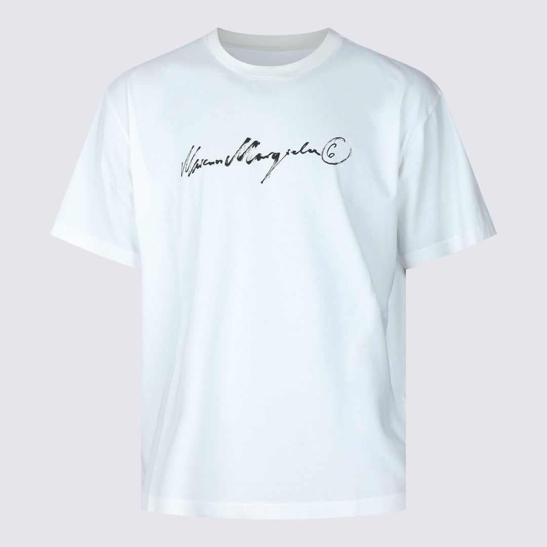 Mm6 Maison Margiela T-shirts and Polos - White | ecf36d6fee6f6f46ab8b896388eeacf4ce7aba03