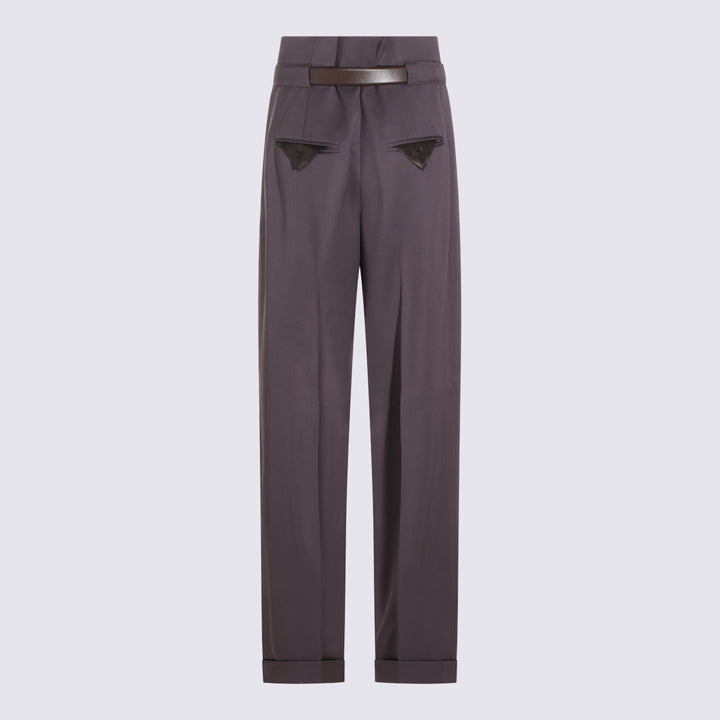 The Attico Trousers - PLUM | f59945927ac7772548c353d4fedebcfb2756750f