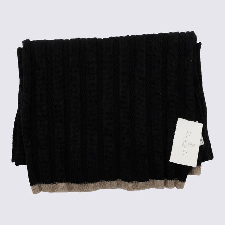 Brunello Cucinelli Scarfs - Black | 909bdd90809e1ef21ae7655821cee74487fd018d