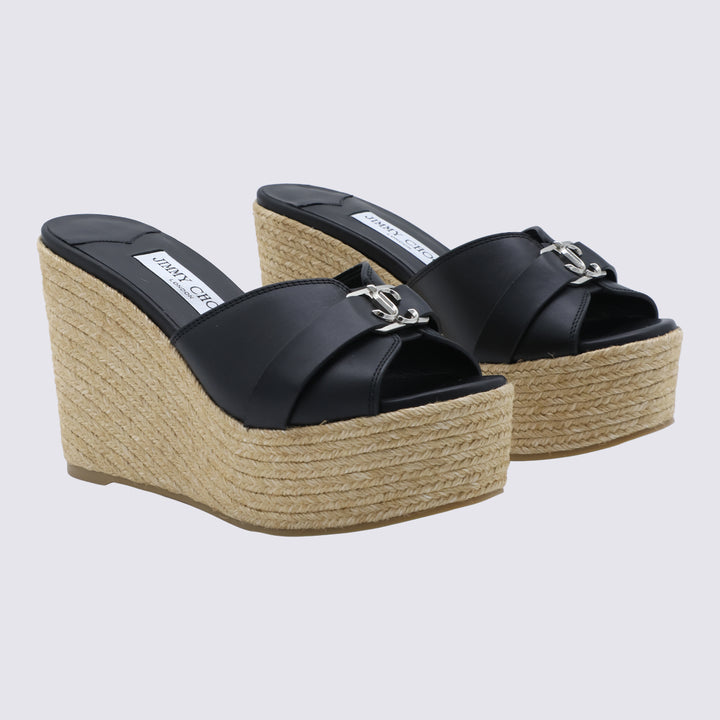 Jimmy Choo Flat shoes - BLACK/SILVER | 7bb6d9b90b4ef7c2b1908f437f658f051f8f9481