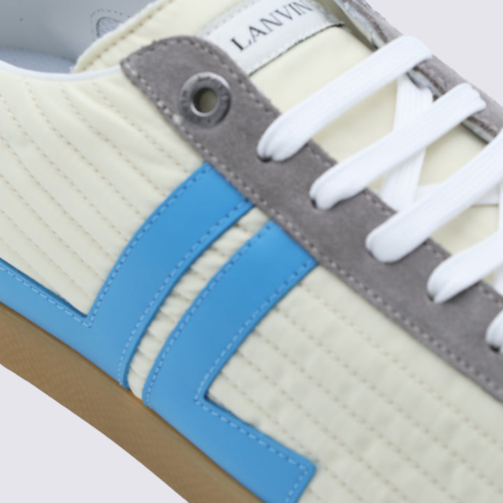 Lanvin Sneakers - ECRU/LIGHT BLUE | ef9e243deb12fbe971d8e7f4a09e71830851782a
