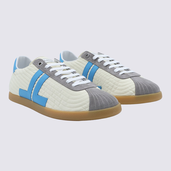 Lanvin Sneakers - ECRU/LIGHT BLUE | 96687d75420ef68a410a0966698cda936df00ed1
