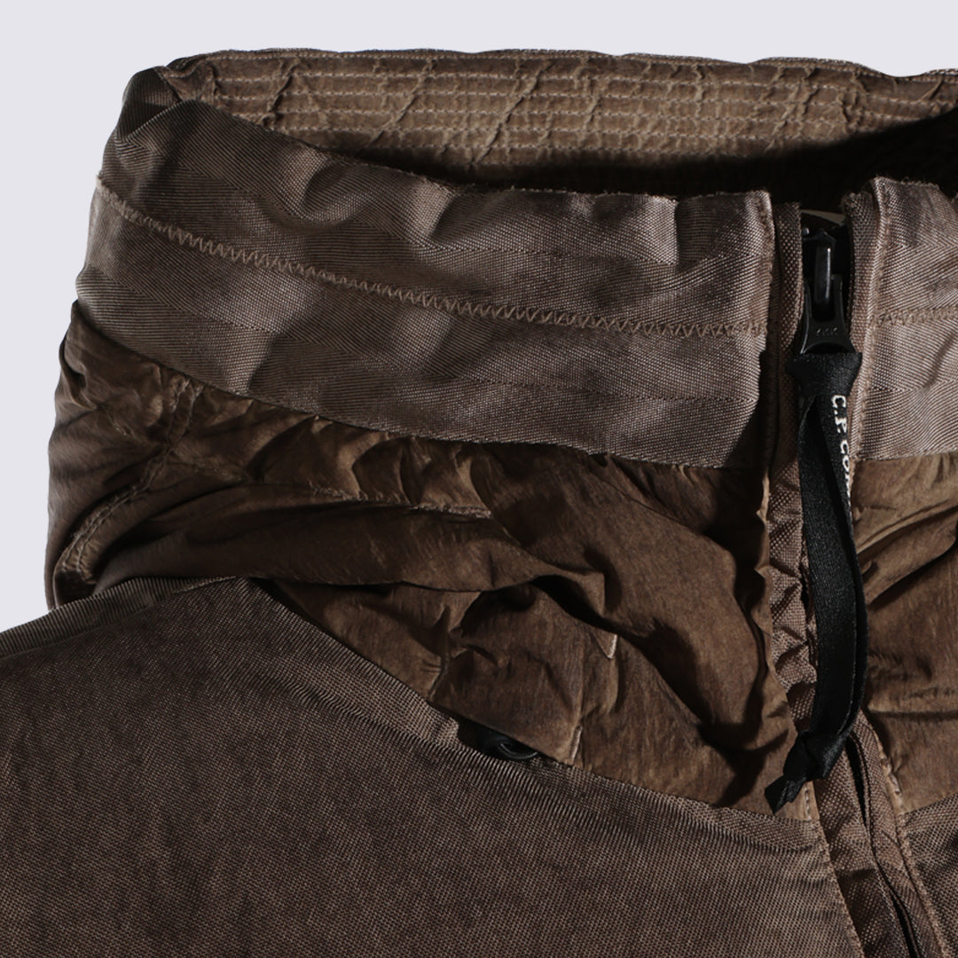 Cp Company Coats - Brown | 3978c9c6b3ec57e1464e6c7d8a321a14e2f607a6