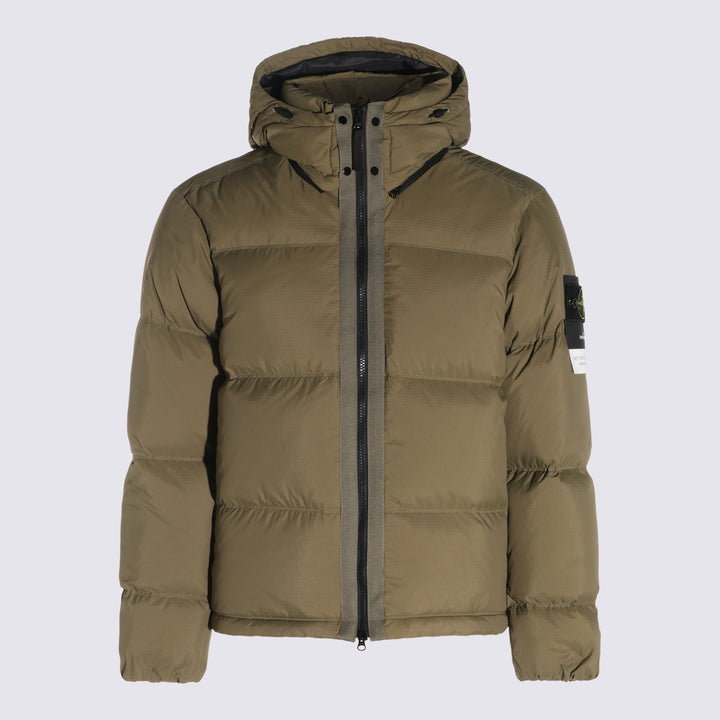 Stone Island Coats - MILITARY GREEN | 32d7b06392516fc9291c54039909b80a306fcb21