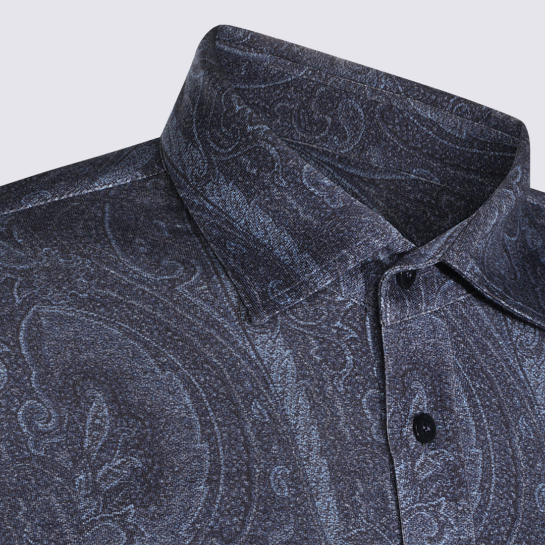 Etro Shirts - Blue | 498c580ad5296a952306ad7cd6cf77486b377bff