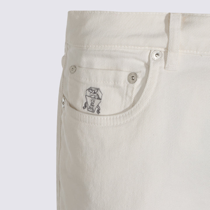 Brunello Cucinelli Jeans - White | ee3aa65828fad6f166aa3ed5656fdad9197aab82