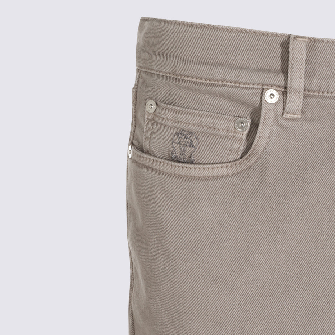 Brunello Cucinelli Jeans - Taupe | 992ebcc6e8ed8ae603afb0996f322d8b7c74fcfd