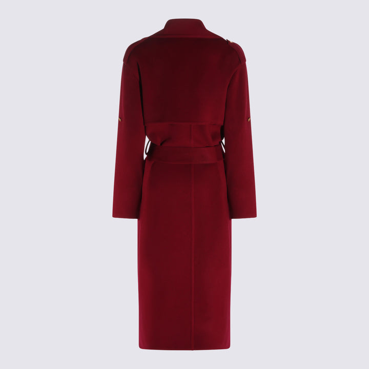 Alberta Ferretti Coats - Bordeaux | 746a52930d4b1b351a8ac828e8432550f3b7ef96