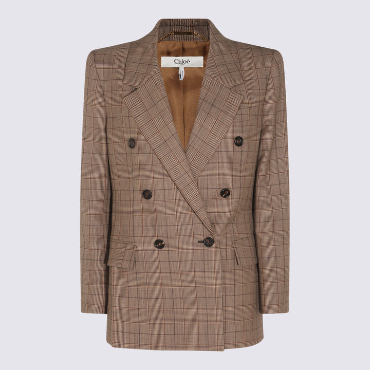 Chloè Jackets - BROWN/BEIGE | a5b6fcc7f5cb60d034abfb386e05655f554d478e