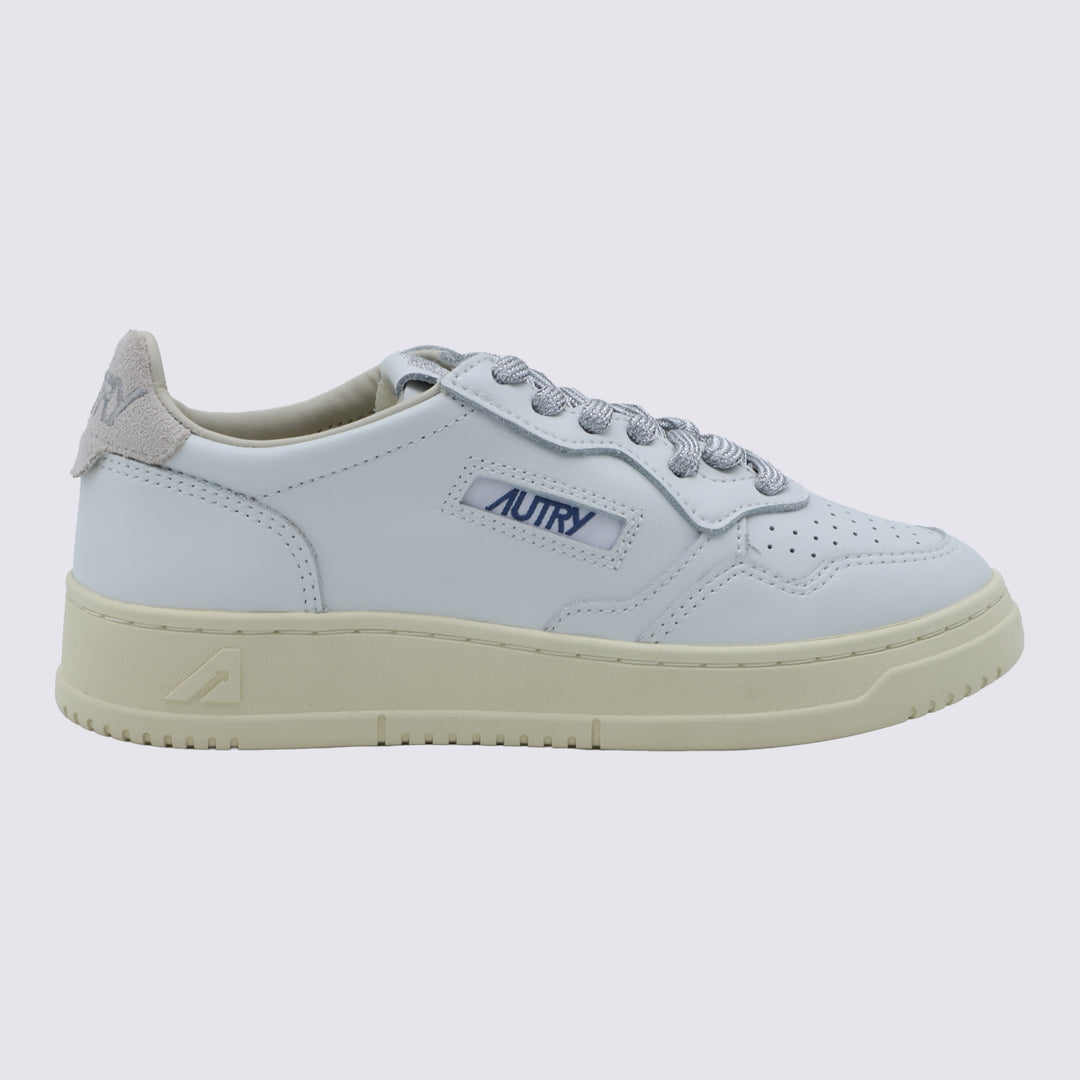 Autry Sneakers - LEAT/SWOLL WHT/SILVER | a1e6170c5b7bff5b6babcb84aa98aab8d798e727