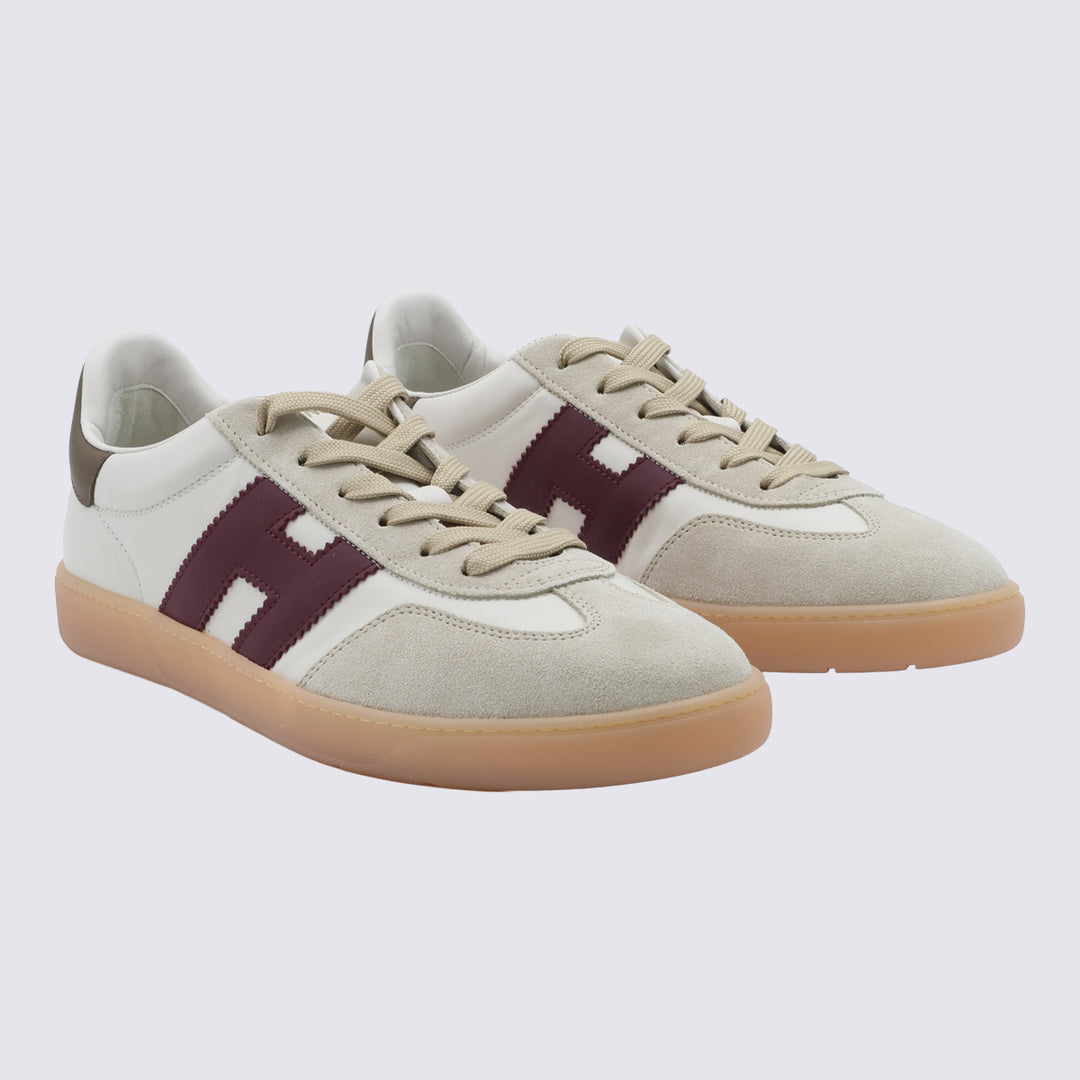 Hogan Sneakers - BIANCO/BORDEAUX/KHAKI | bf708c77c4f425fe63a6d40b98f0a7895c2de377