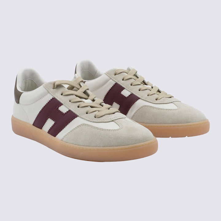 Hogan Sneakers - BIANCO/BORDEAUX/KHAKI | bf708c77c4f425fe63a6d40b98f0a7895c2de377
