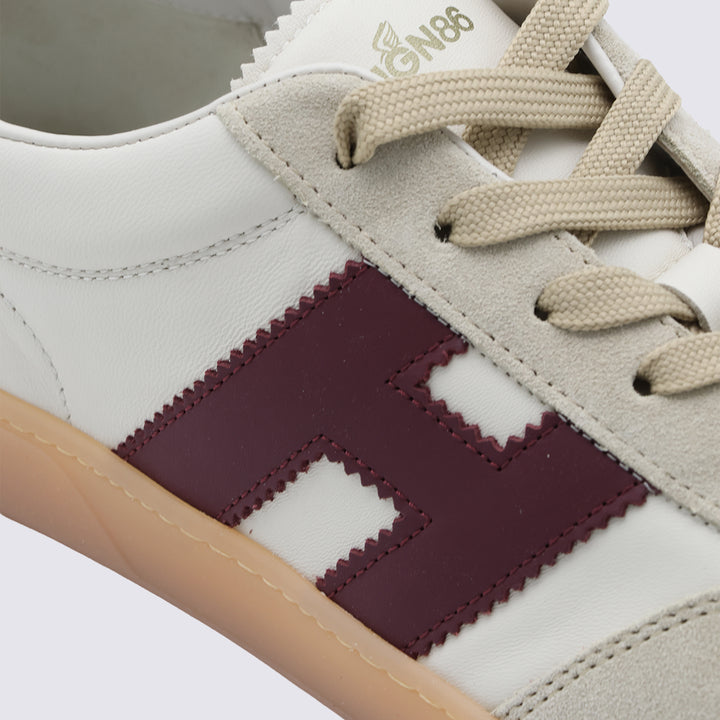 Hogan Sneakers - BIANCO/BORDEAUX/KHAKI | 14f2ef64eb9c33888abb7face52e8cc009242568