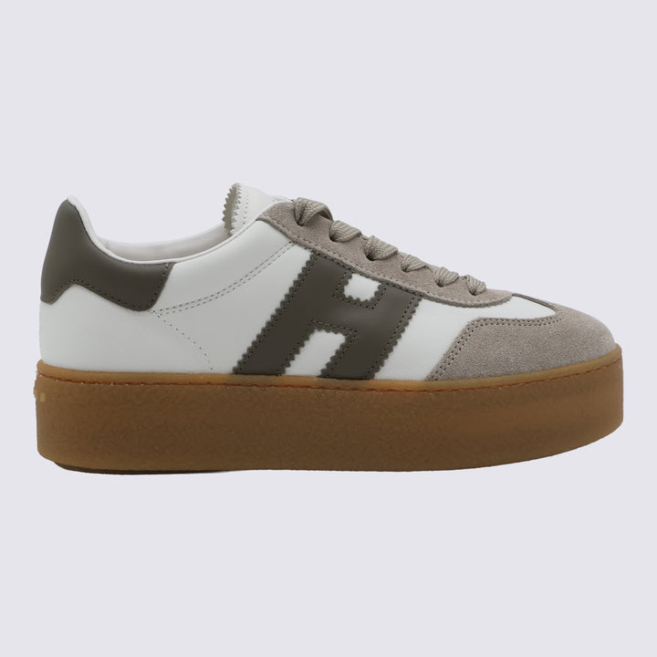 Hogan Sneakers - BIANCO/KHAKI | 1fdc4375205dee2beeba916f130cc352a48cc163