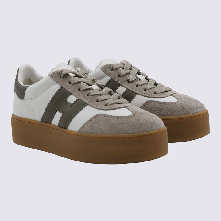 Hogan Sneakers - BIANCO/KHAKI | 341a44c4306ad1a78e4337a67e4d6fcca7303ad6
