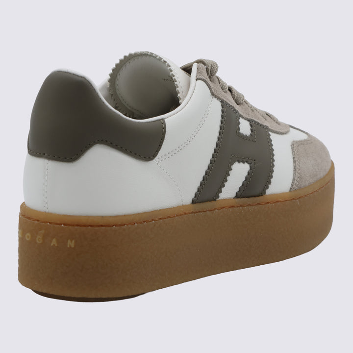 Hogan Sneakers - BIANCO/KHAKI | 9bea8700cfc152549f11b6685faf3aa05e16c78b