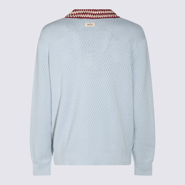 Drole De Monsieur Sweaters - LIGHT BLUE | be475dad1686f2735764f55b35f0f6fa14f24784
