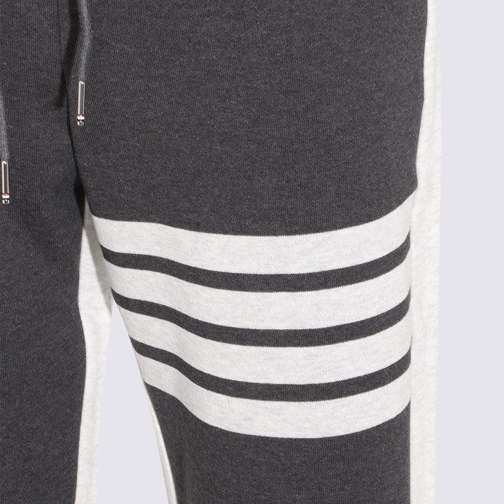 Thom Browne Trousers - DARK GREY/PALE GREY | c0714b891c2281dd085ffdf352f21065f886655a