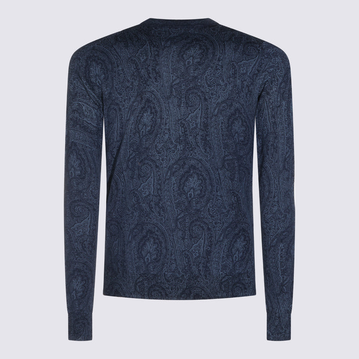 Etro Sweaters - Navy | 120d504a735b356ce6118aea8d892015e20493e8