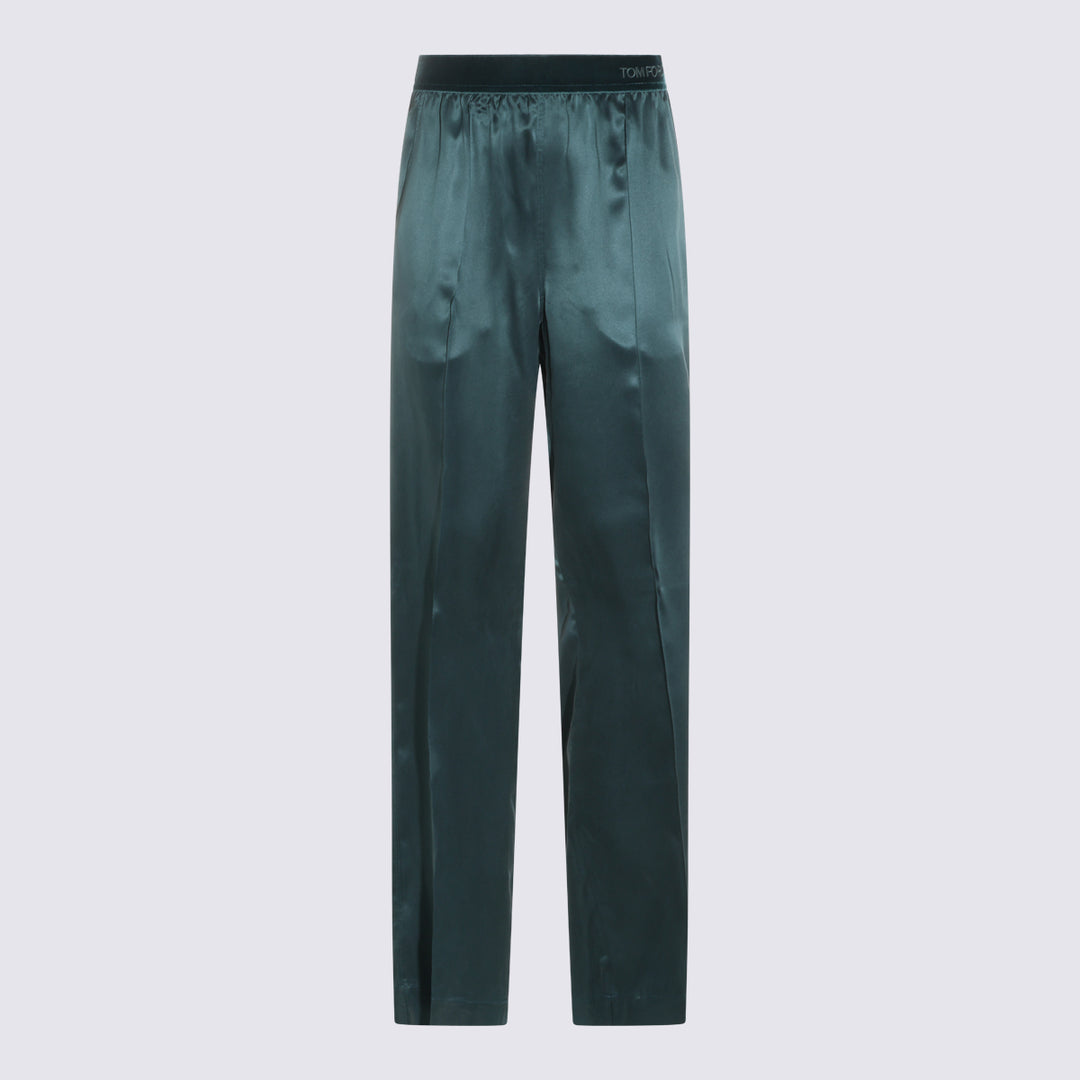 Tom Ford Trousers - TEAL | 99603ff4b1285a7b624a8ed33b2d663d7f7b4809