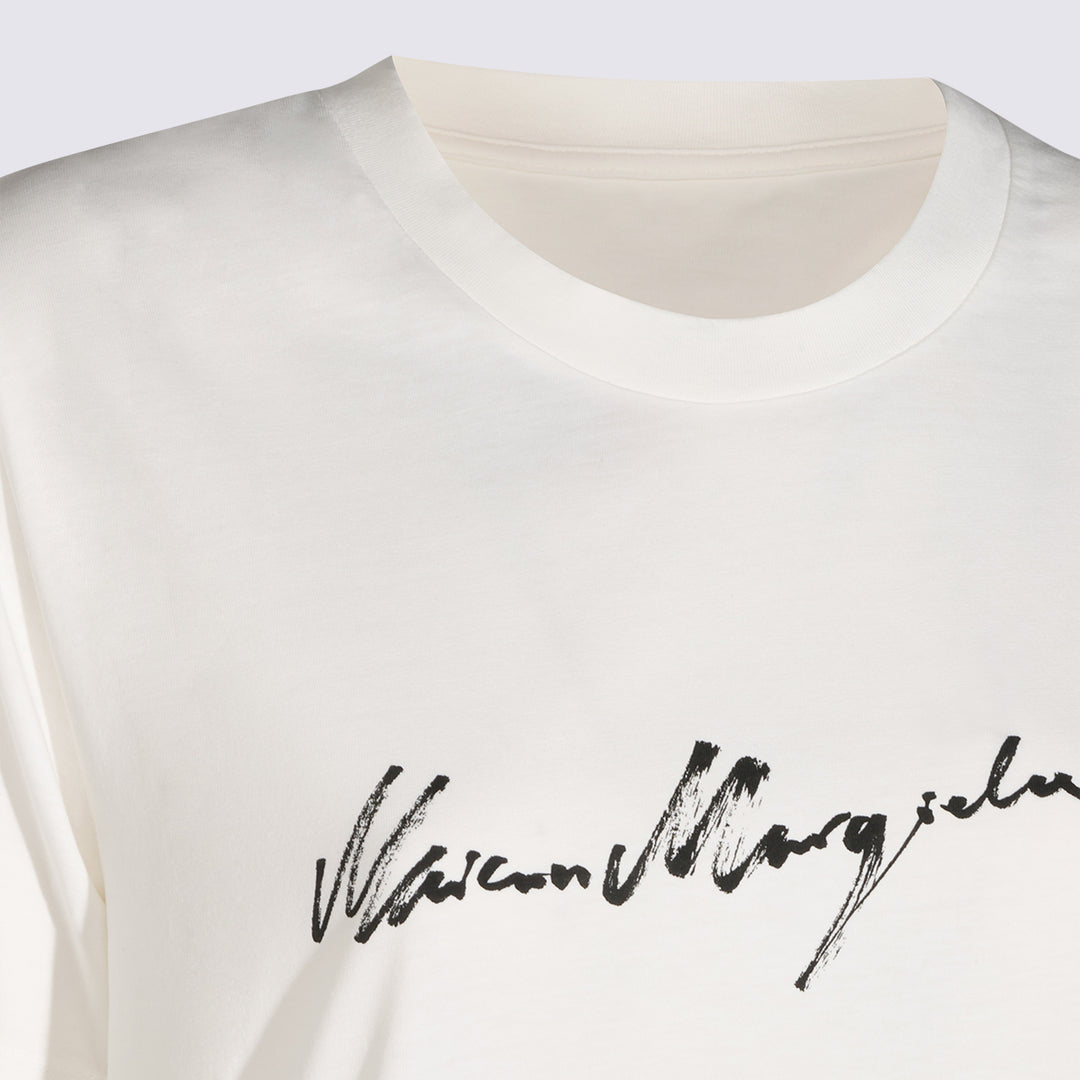 Mm6 Maison Margiela T-shirts and Polos - White | c4f3e120f9345672bb8f434cb466eb897a8b0c6b