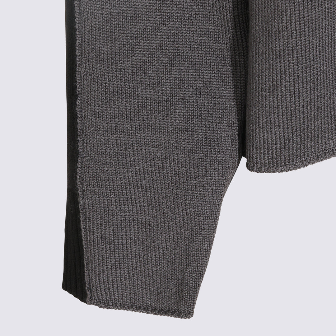Mm6 Maison Margiela Sweaters - BLACK/DARK GREY | 077f4dba88a6f0f0937cd4cd9a1801e6ec7de889