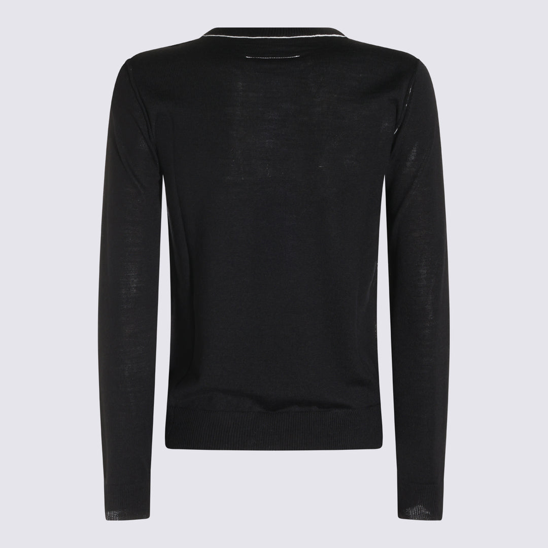 Mm6 Maison Margiela Sweaters - Black | fdc44ef05e28a1d04000ed452e930148ae2f7cb8