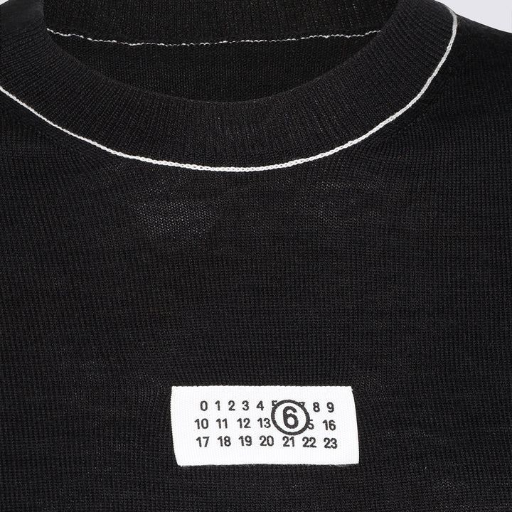 Mm6 Maison Margiela Sweaters - Black | 64e13ee9a4bc4a3473c701ee0a84317a8df14572