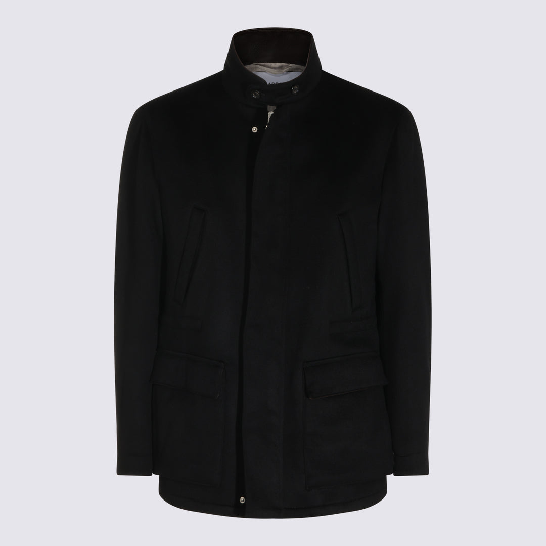 Lardini Coats - Black | 9ee44f317d98d87b77c41997d26771121cc9b01e