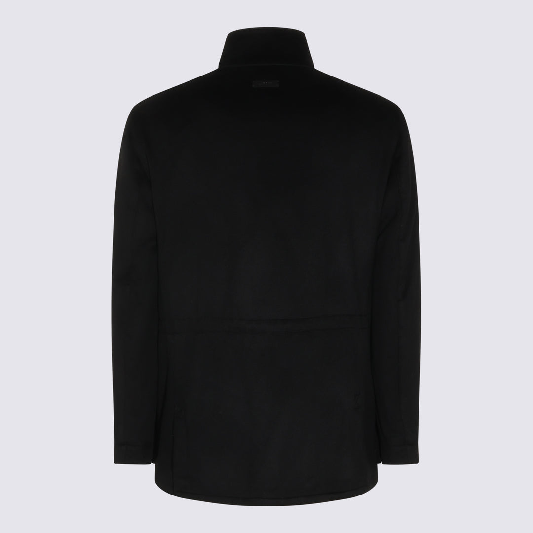 Lardini Coats - Black | ec0526ca81649b7b82c4906218d98f14dfcd9e81