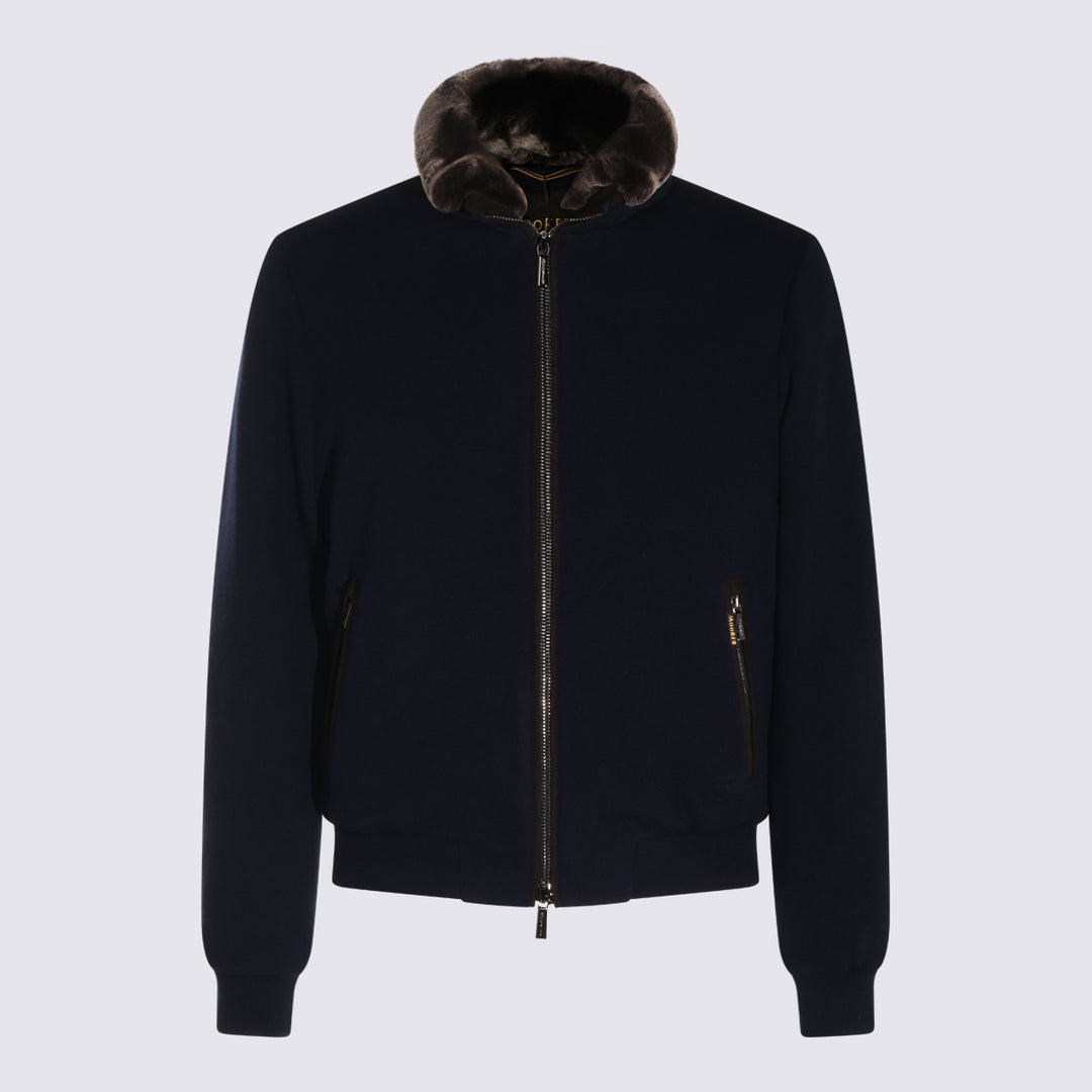 Moorer Jackets - Navy | 36cf3d33b9699c3d4bb8117be233a737ea69bbfc