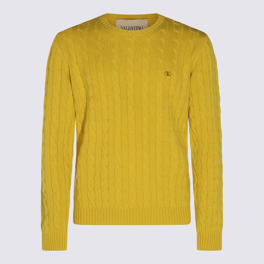 Valentino Sweaters - Yellow | 3bd8a722c1f8c16bb9bdc2ebd5a9c1a39a667e1f