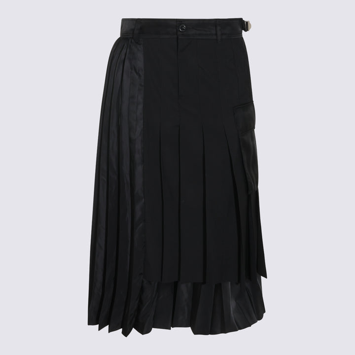 Sacai Skirts - Black | f5bc2cd28a417008462c0c72fcfb0a11db4fd236
