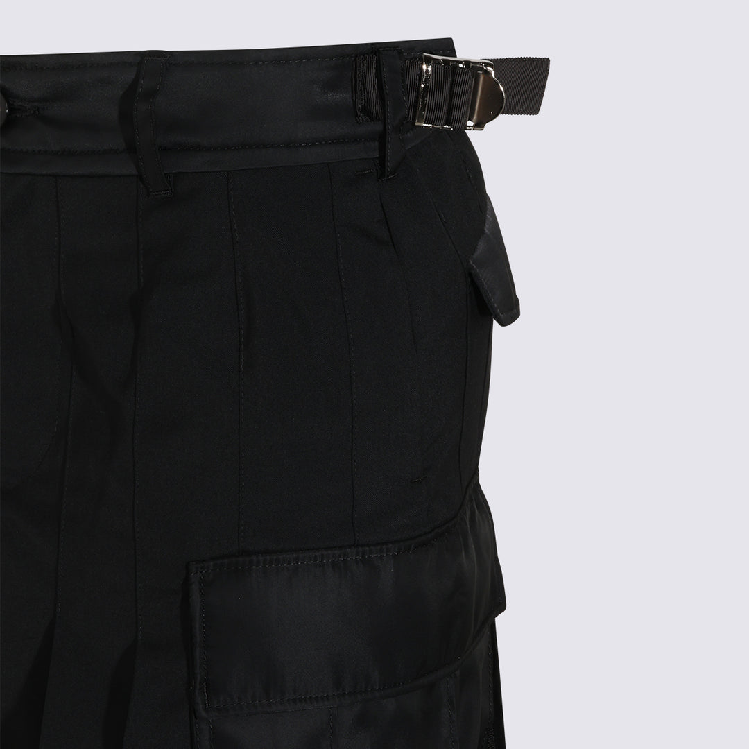 Sacai Skirts - Black | a80ae185bf94d15e522b6a9256ef70ec0a949428