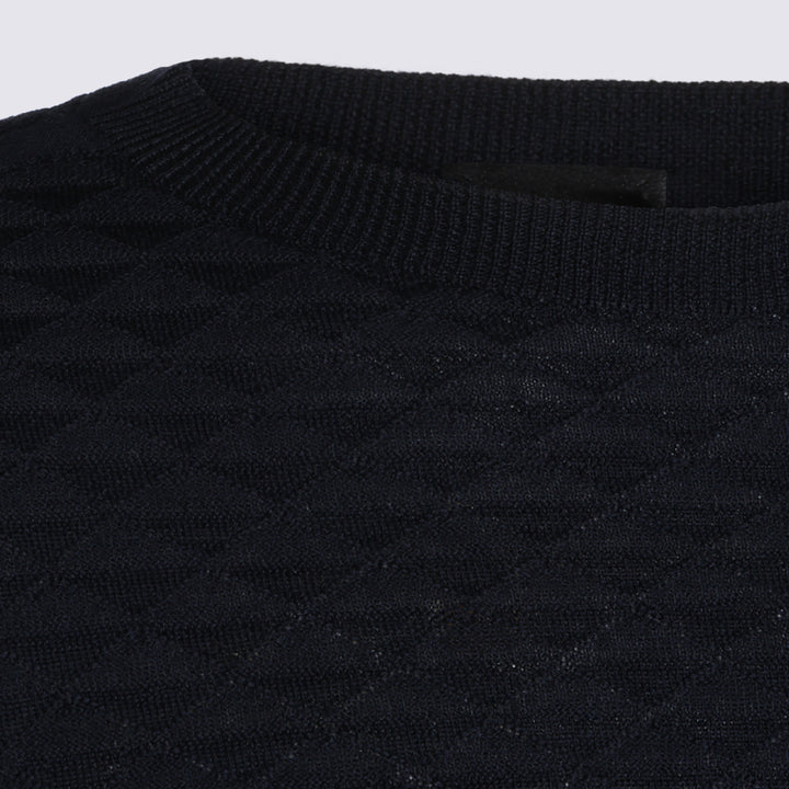 Giorgio Armani Sweaters - Navy | ae520be1d734e05b4ff90317b94a0be03f251306