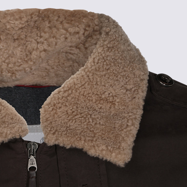 Brunello Cucinelli Coats - Brown | b0a522fc01b7957a1e2508134fe0809f2167fadd