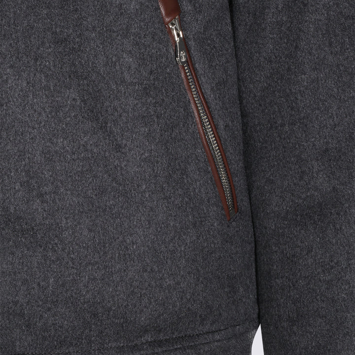 Brunello Cucinelli Coats - Dark grey | f087f53e6bffdebafb330b7ae4a75001cbc20f83