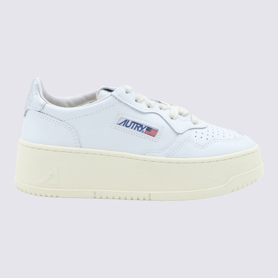 Sneakers Leat/Leat Wht/Silver