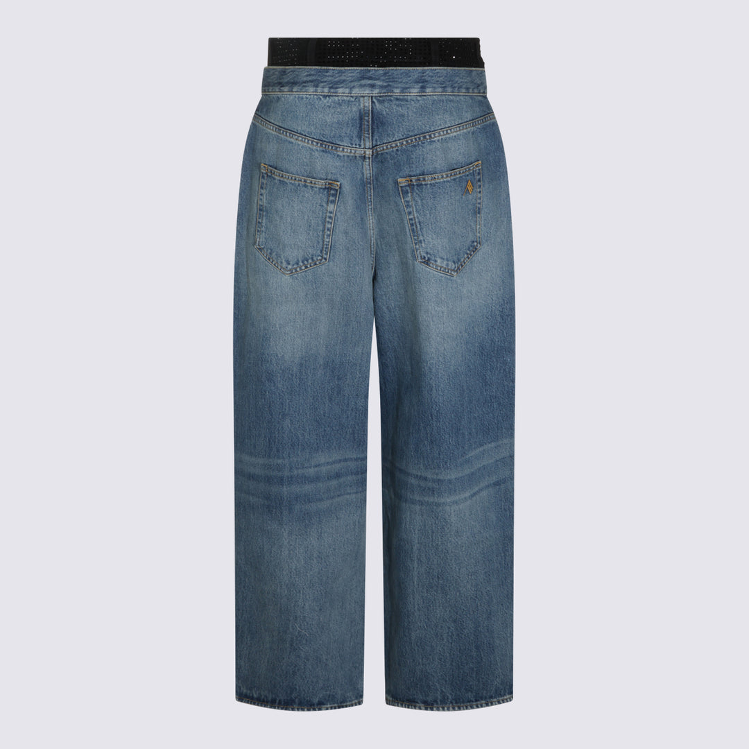 The Attico Jeans - BLUE/BLACK | f56da4c6812cc3ec376f8ed40920bf9fbd801c03