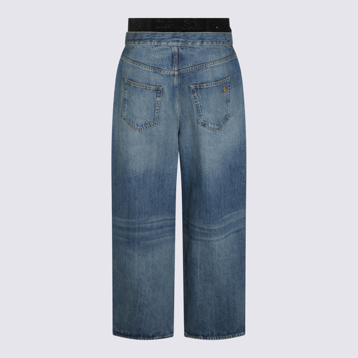 The Attico Jeans - BLUE/BLACK | f56da4c6812cc3ec376f8ed40920bf9fbd801c03
