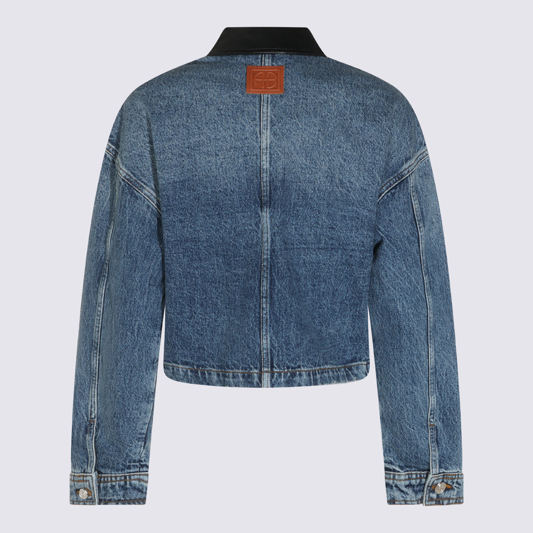 Anine Bing Jackets - Washed Blue | 30a0c7c118276f3010ec4b6cc20073c6a979c27e