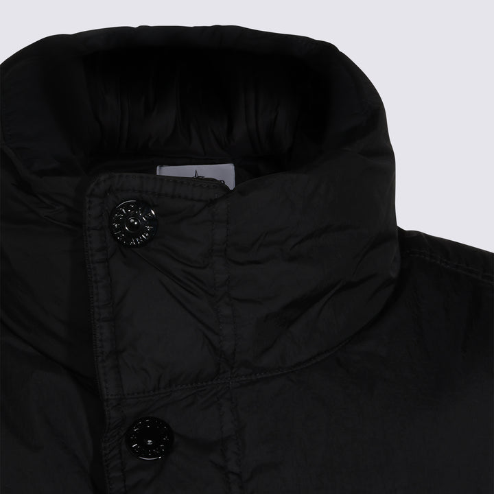 Stone Island Coats - Black | 04e97a2a6a26268c4c67c37b4871dfaacbc31eff