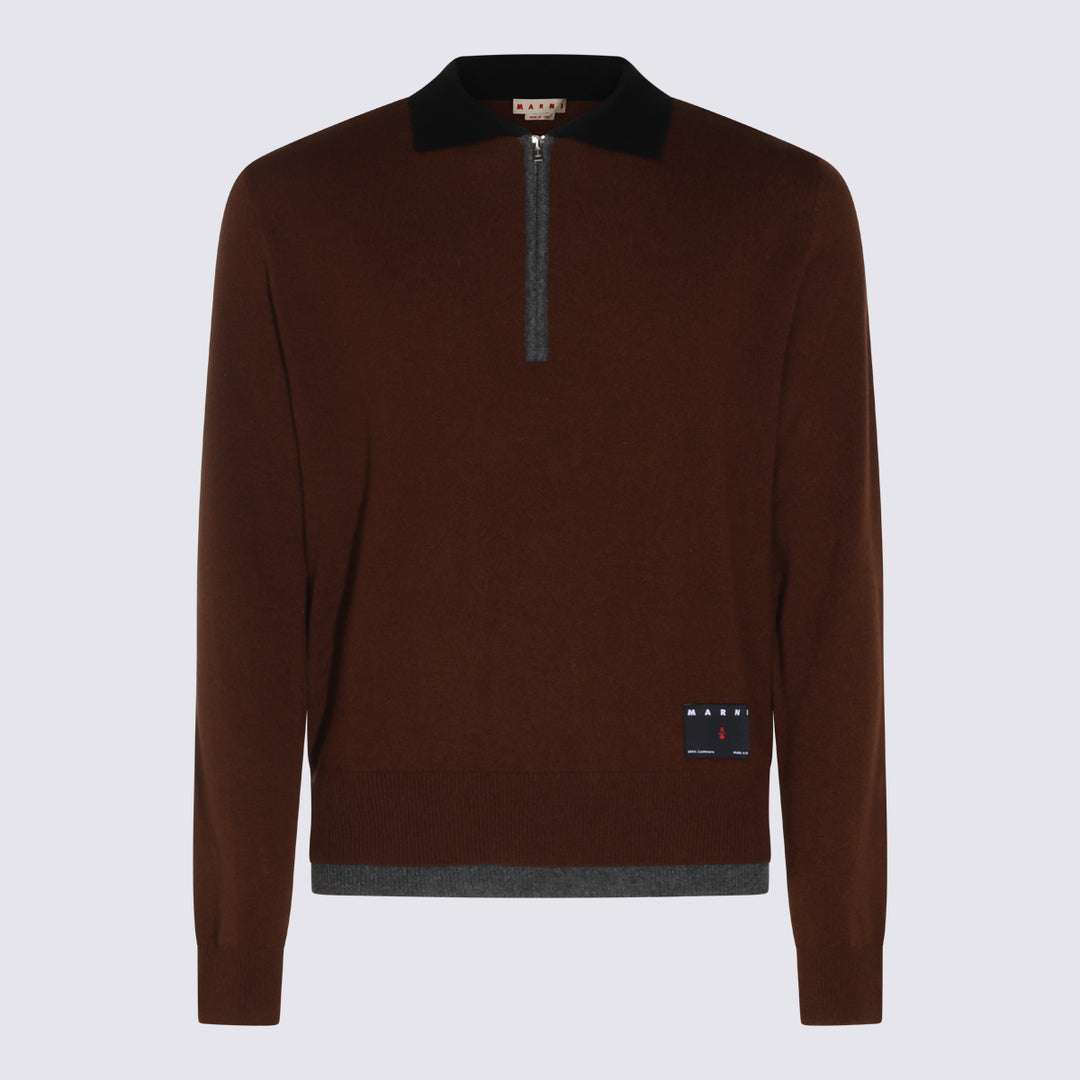 Marni T-shirts and Polos - MULTI BROWN | 9558574117343ce805c424ee38117a98e81bd14a