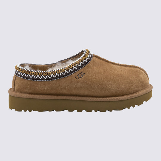 Flat Shoes Chestnut