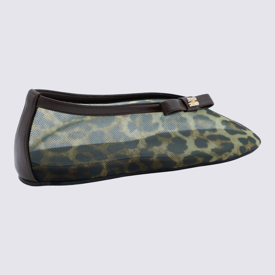 Ganni Flat shoes - ALMOND MILK | 64c1572b7b8c46849917877d3937905690007014