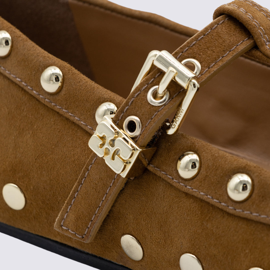 Ganni Flat shoes - CARAMEL CAFE | 7b4b9f36fc93c610966574218c0e9a5164e20097