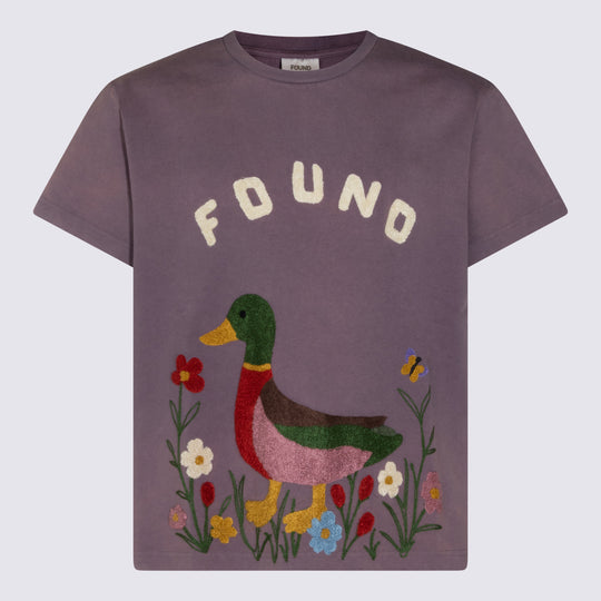 T-Shirts And Polos Washed Purple